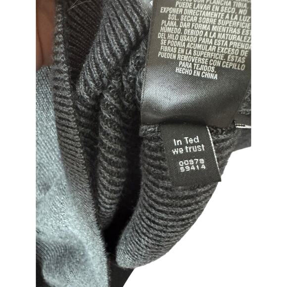 Ted Baker London Half-Zip Funnel Neck Rib Knit Sweater, Men’s Size 4 (L) - Picture 7 of 9